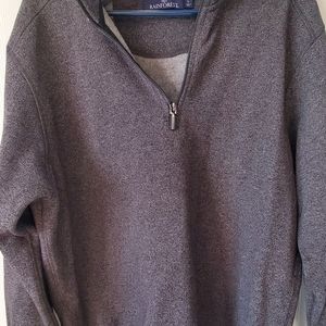 Rainforest Quarter Zip Textured Knit Pullover